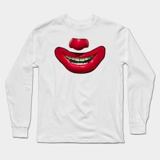 Ronald McDonald Mouth Long Sleeve T-Shirt